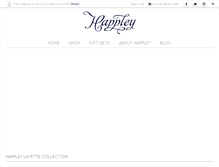 Tablet Screenshot of happley.com